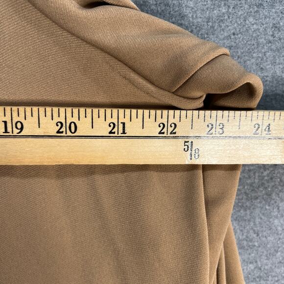 GRAVER Susan Graver Regular LK Fusion Double-Breasted Blazer Rich Camel Size 3X - Picture 10 of 14